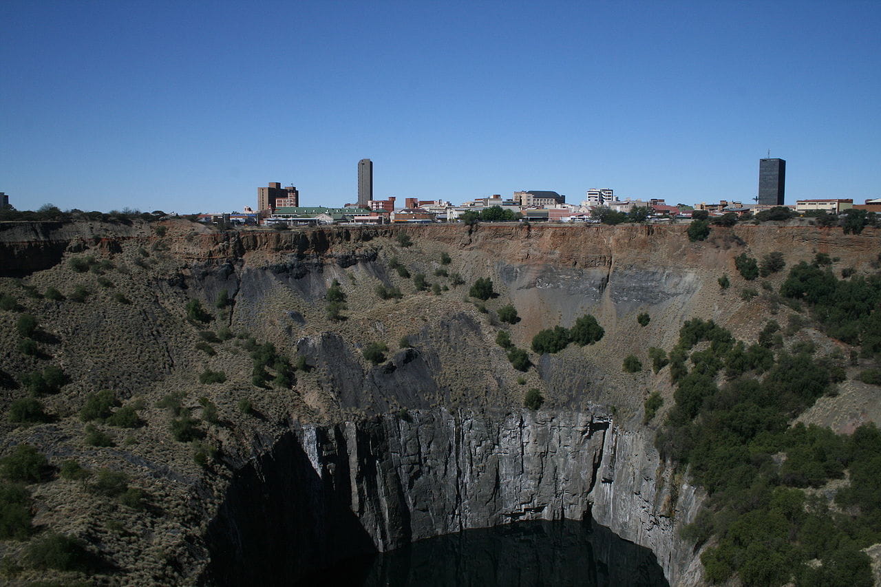 Mineros trabajando en el Big Hole