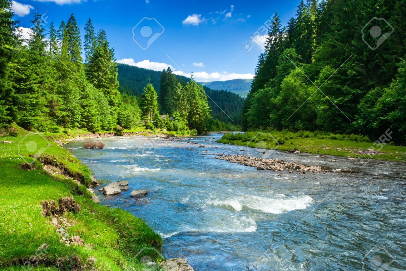 Paisajes naturales de los ríos mencionados