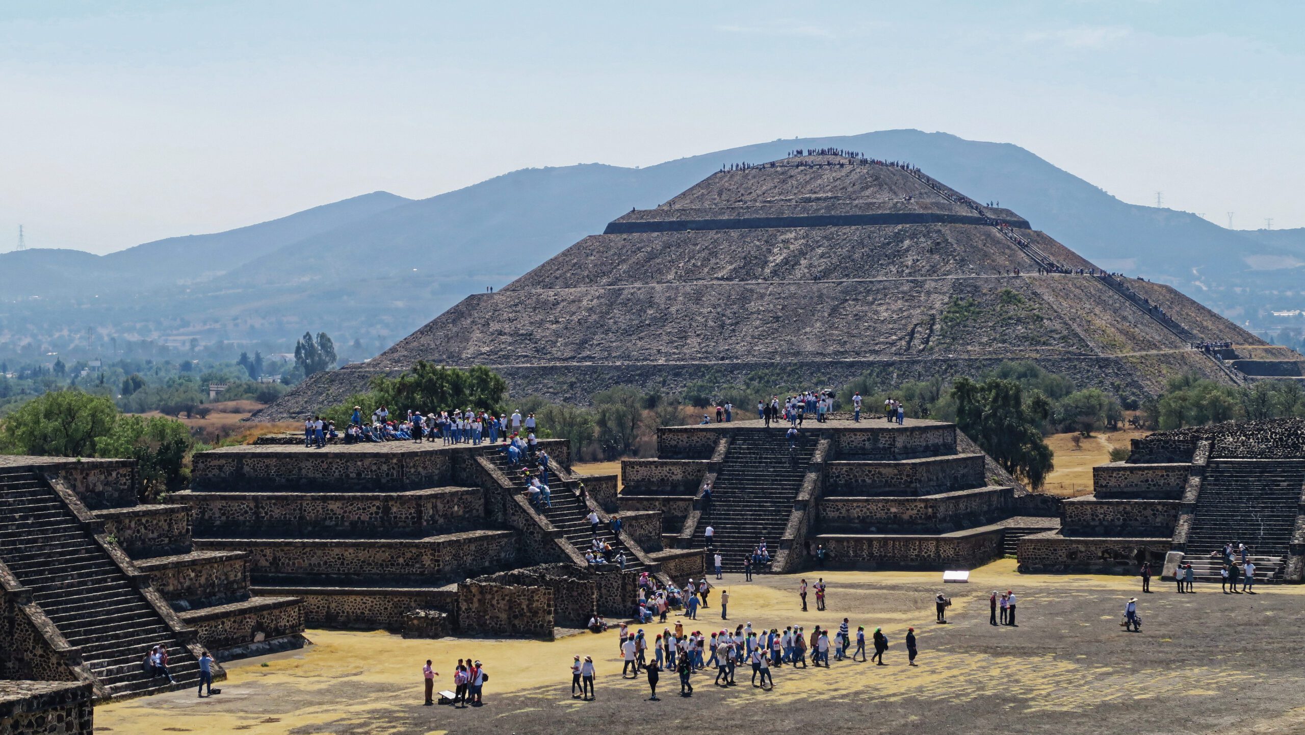 Pirámide del Sol en Teotihuacán, México