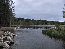 Paisaje del río Misisipi en Canadá