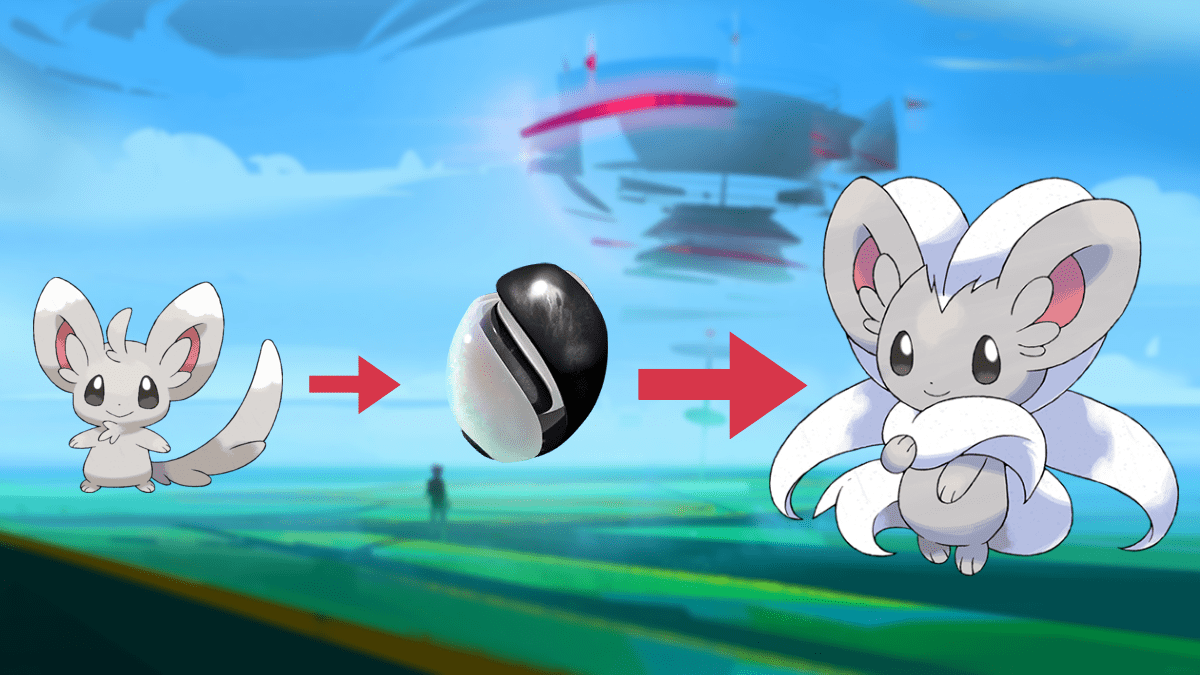 Ilustración de Pokémon evolucionando con piedra Teselia