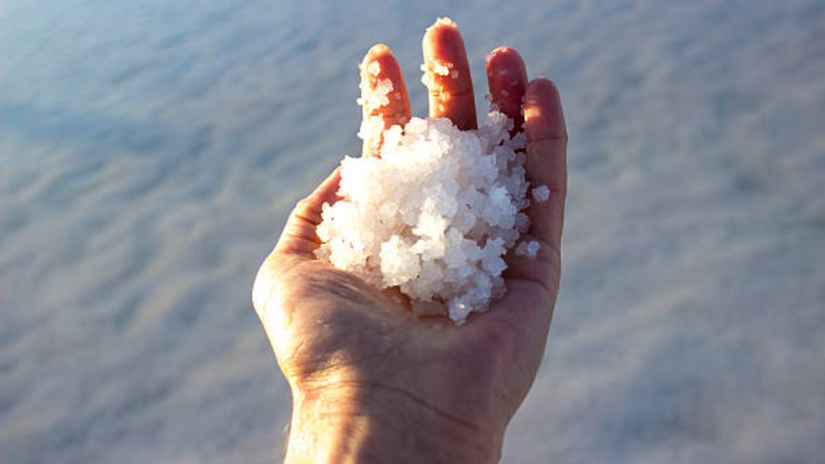 Minerales y sales en el agua de mar